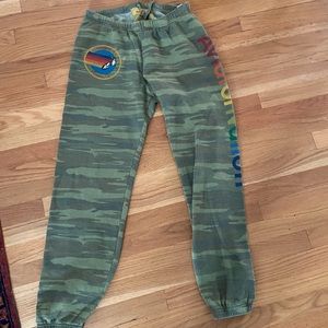 Aviator nation, camo sweatpants